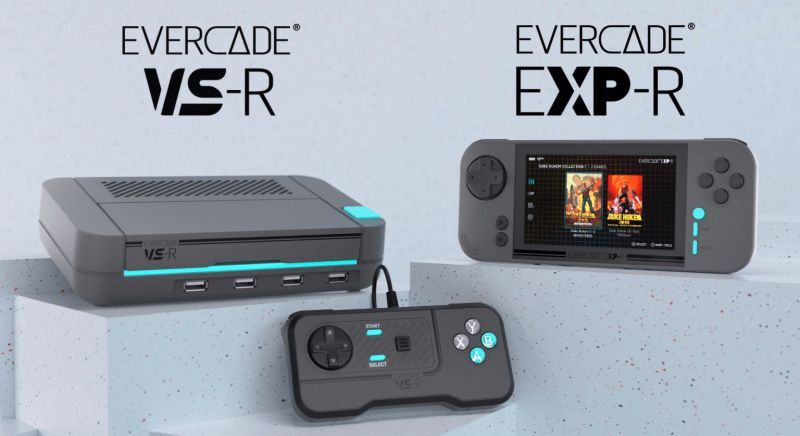 公式ライセンス独自カートリッジ式携帯レトロゲーム機「Evercade EXP-R 