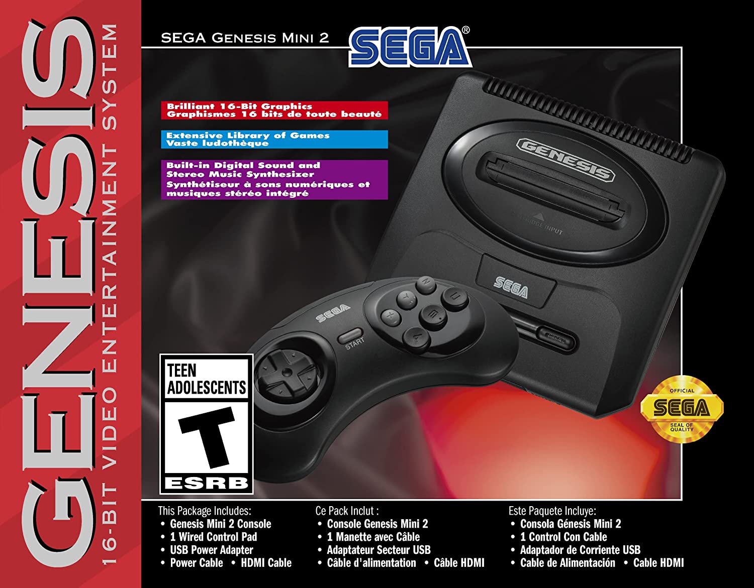 ゲームソフト/ゲーム機本体SEGA Genesis Mini 北米版 - 家庭用ゲーム機本体